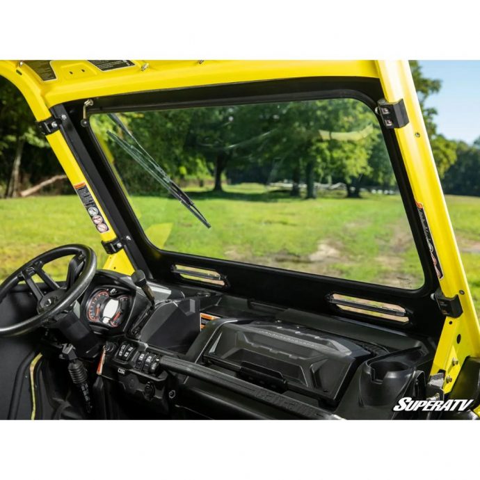 Aussie Powersports Glass Windshield Vented For Can-Am Defender