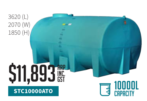 10000L Aqua-V Slim Water Cartage Tank