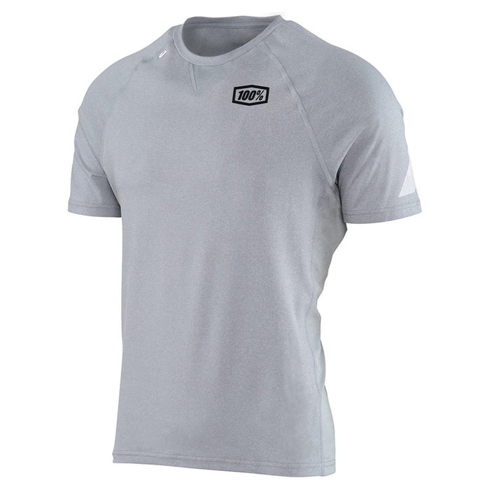 100% Mens Relay Silver Tech T-Shirt