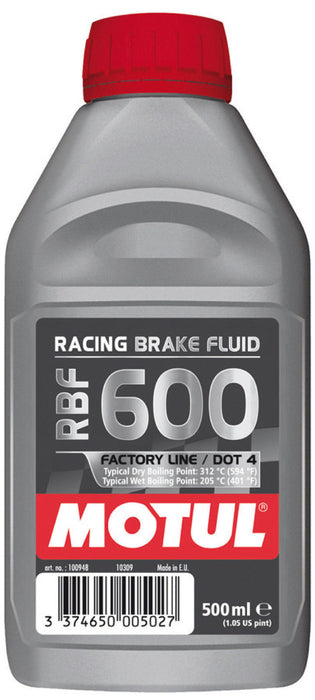 Motul DOT 4 600 Racing Brake Fluid 500mL