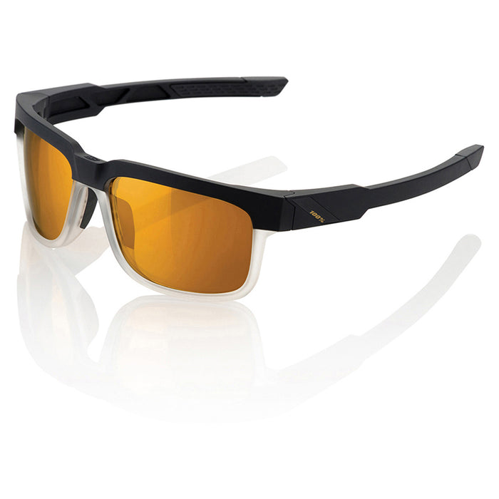 100% Type-S Sunglasses Soft Tact Licorice with Bronze PeakPolar Lens