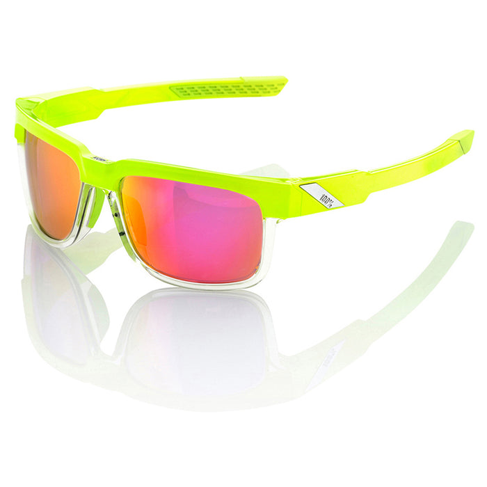 100% Type-S Sunglasses Acidlous with Purple Multilayer Mirror Lens