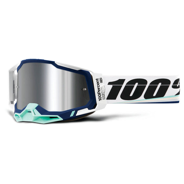 100% Racecraft2 Goggles Arsham Mirror Silver Flash Lens