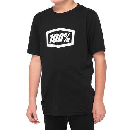 100% Essential Youth Black T-Shirt