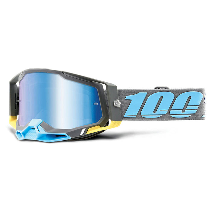 100% Racecraft2 Goggle Trinidad Mirror Blue Lens