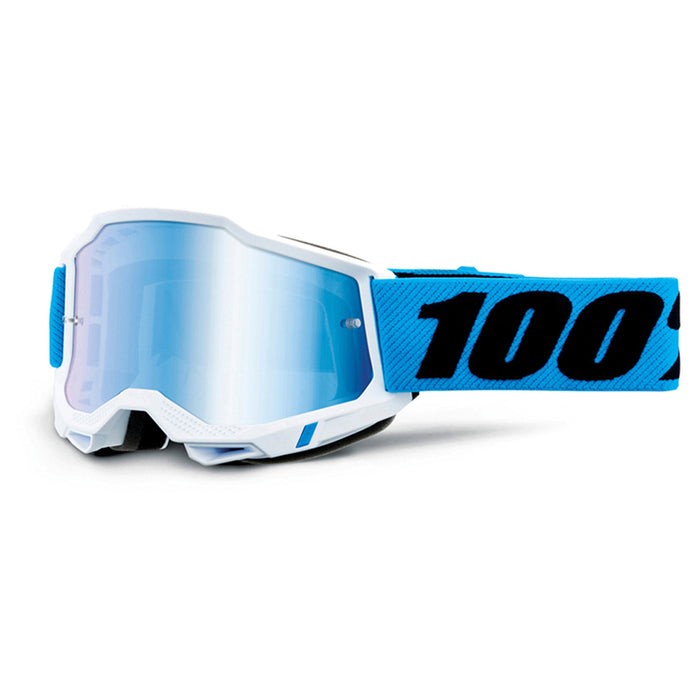 100% Accuri2 Goggle Novel Mirror Blue Lens