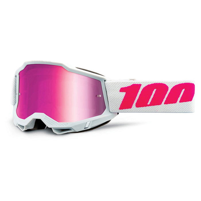 100% Accuri2 Youth Goggle Keetz Mirror Pink Lens
