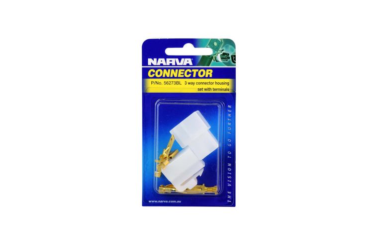 Three Way Quick Connector Housing Male 2 Pack