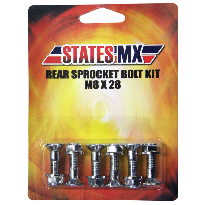 States MX Sprocket Bolt Kit M8x28