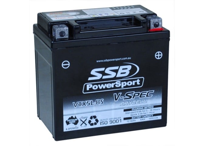 SSB AGM Battery VTX5L-BS V-Spec