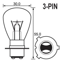 Bulb 12V 35/35W 3 Pin HL354 GB4011