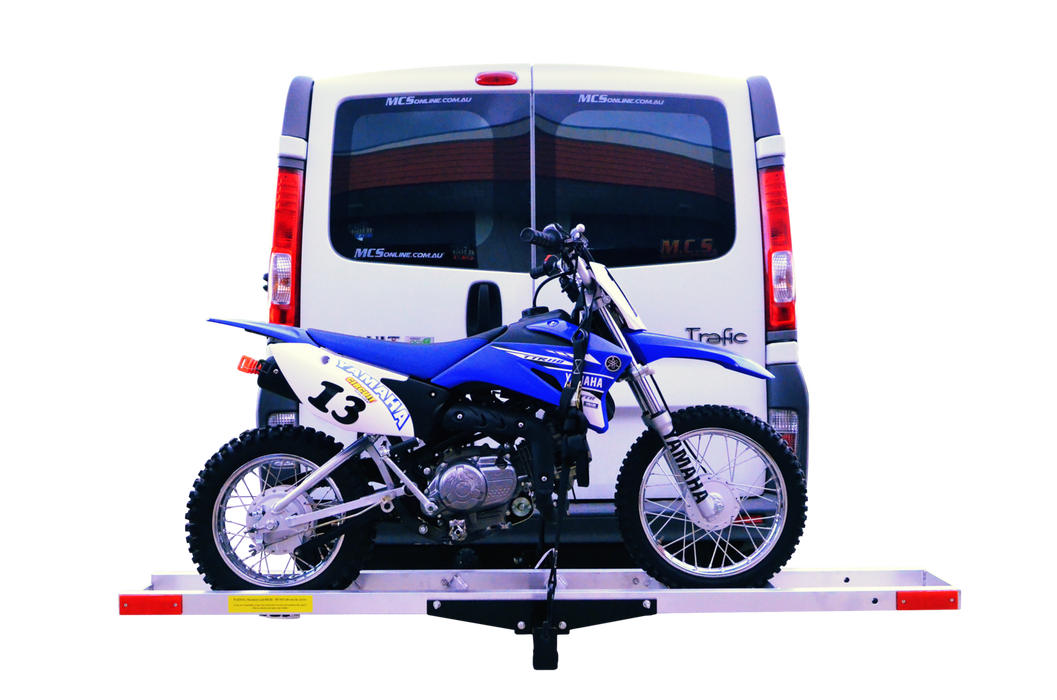 MCS Aluminium Motorcycle Carrier Tow Hitched