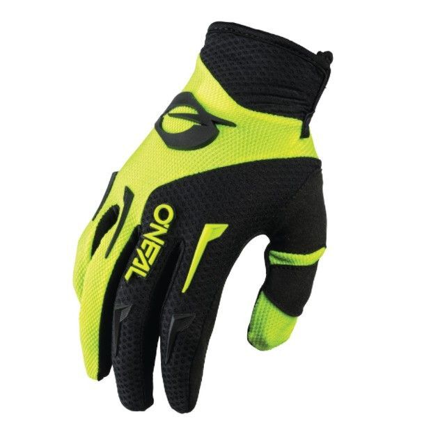 Oneal 23 Element Neon Yellow and Black Glove Youth