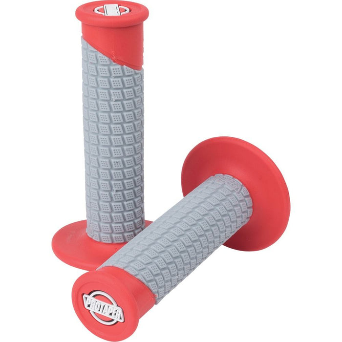 Pro Taper Clamp On Pillow Top Grips Red and Grey