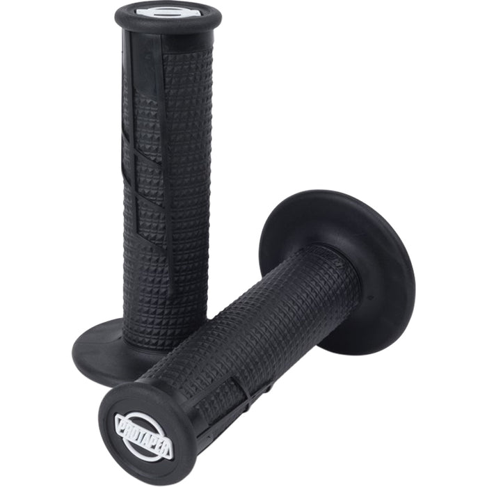 Pro Taper Clamp On Half Waffle Grips Black