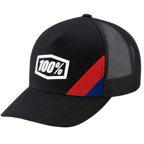 100% Cornerstone X-Fit Hat Black