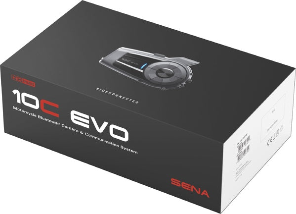 SENA 10C EVO Motorcycle Mesh Intercom and Camera Kit Sena