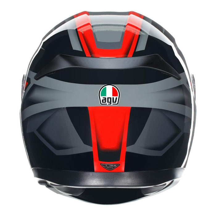 AGV K3 - COMPOUND BLACK/RED AGV