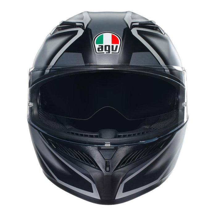 AGV K3 - COMPOUND MATT BLACK/GREY AGV