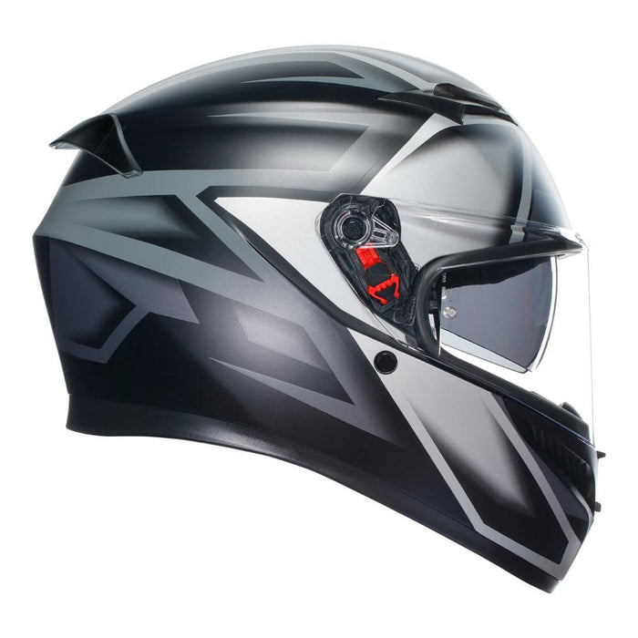 AGV K3 - COMPOUND MATT BLACK/GREY AGV