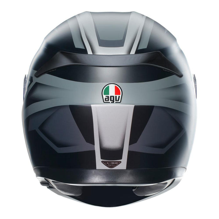 AGV K3 - COMPOUND MATT BLACK/GREY AGV