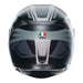 AGV K3 - COMPOUND MATT BLACK/GREY AGV