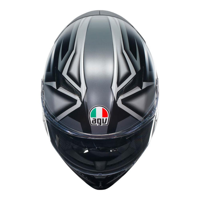 AGV K3 - COMPOUND MATT BLACK/GREY AGV