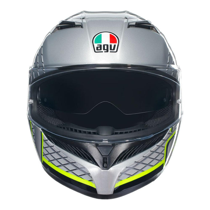 AGV K3 - FORTIFY GREY/BLACK/YELLOW FLUO AGV