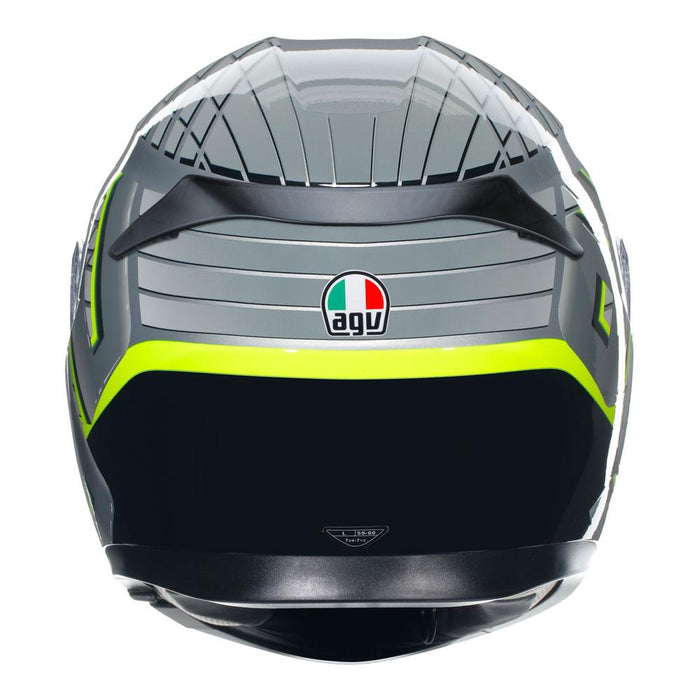AGV K3 - FORTIFY GREY/BLACK/YELLOW FLUO AGV