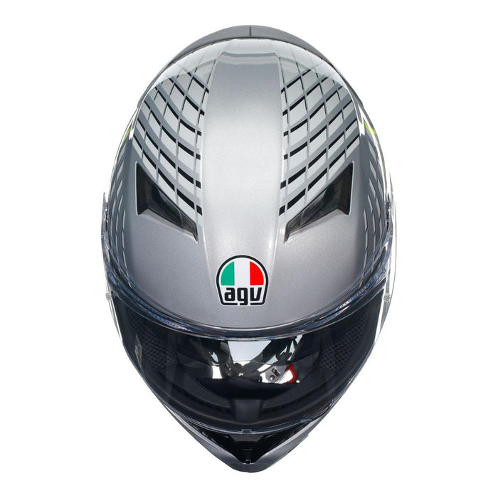 AGV K3 - FORTIFY GREY/BLACK/YELLOW FLUO AGV