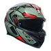 AGV K3 - DECEPT MATT BLACK/GREEN/RED AGV