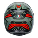 AGV K3 - DECEPT MATT BLACK/GREEN/RED AGV