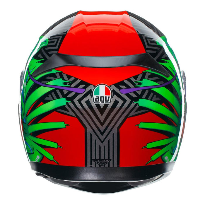 AGV K3 - KAMALEON BLACK/RED/GREEN AGV