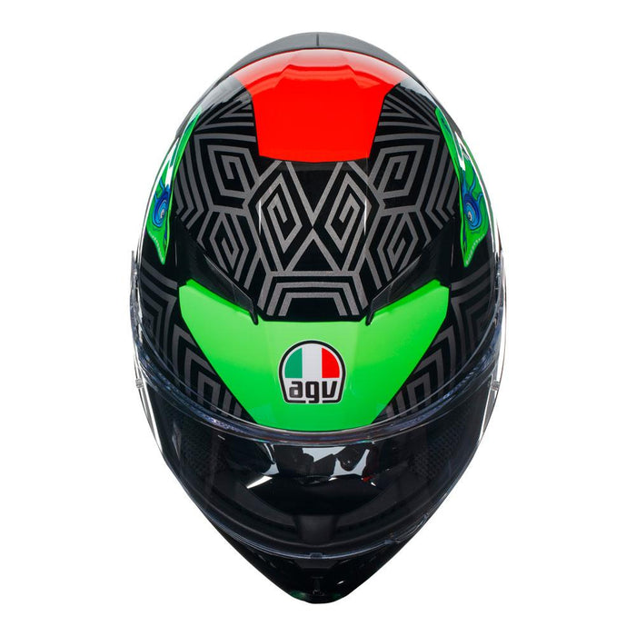AGV K3 - KAMALEON BLACK/RED/GREEN AGV