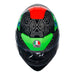 AGV K3 - KAMALEON BLACK/RED/GREEN AGV