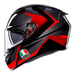AGV K3 - STRIGA MATT BLACK/GREY/RED AGV