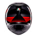 AGV K3 - STRIGA MATT BLACK/GREY/RED AGV