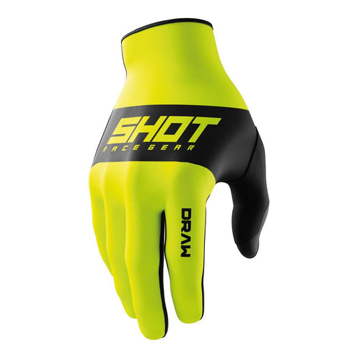 Shot Draw Sky Gloves Neon Yellow Shot