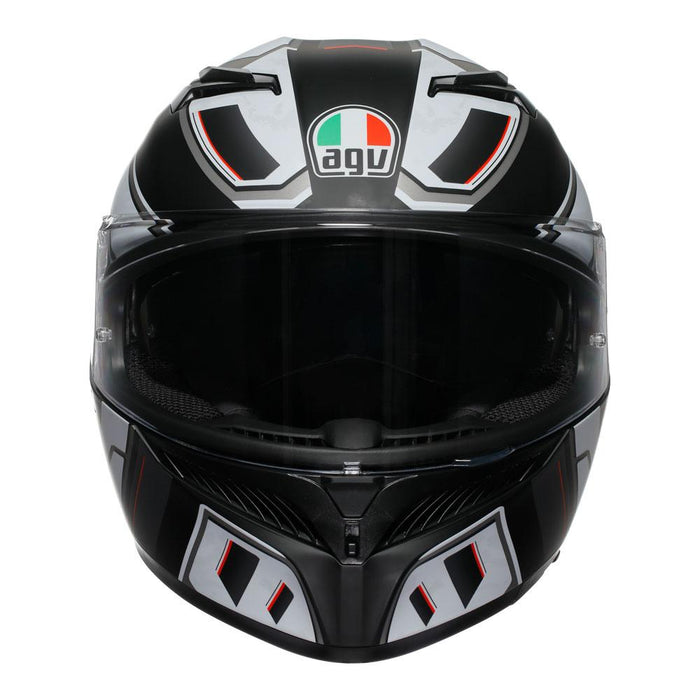 RIVIA MATT BLACK/WHITE AGV