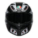 RIVIA MATT BLACK/WHITE AGV