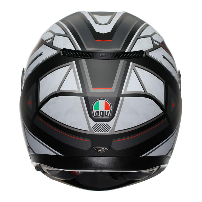 RIVIA MATT BLACK/WHITE AGV