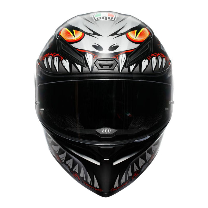 AGV K1 S - LYZARD BLACK/GREY/RED AGV
