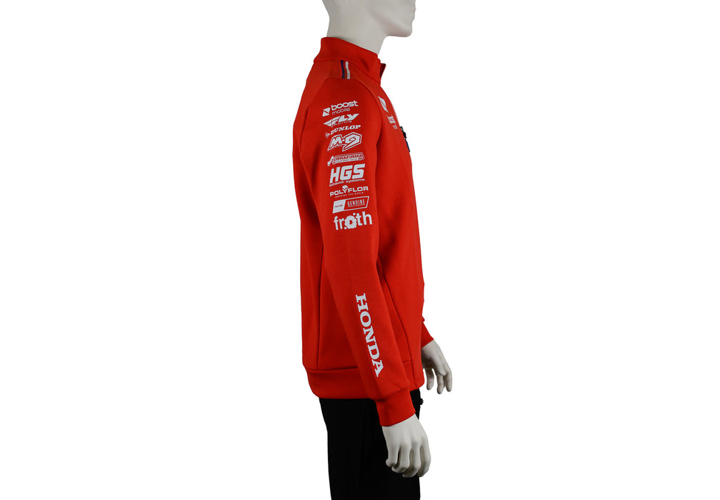 Honda x BOOST Mobile Team Quarter Zip - Red Honda