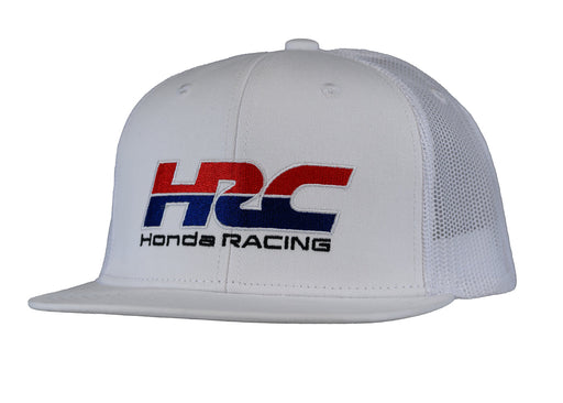Honda HRC Flat Peak Cap - White Honda