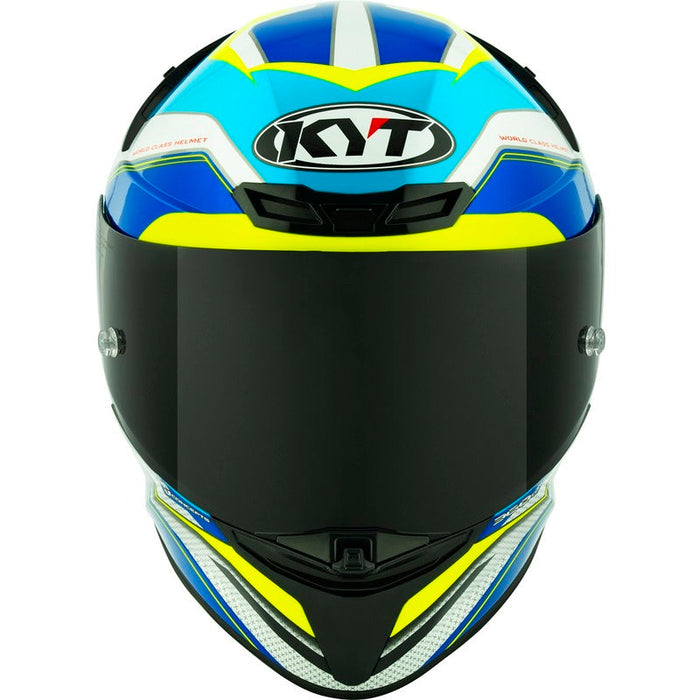 KYT TT Revo E06 Grand Prix White/Blue KYT