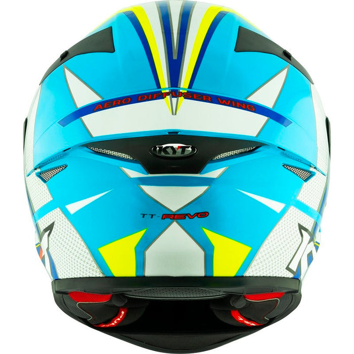 KYT TT Revo E06 Grand Prix White/Blue KYT