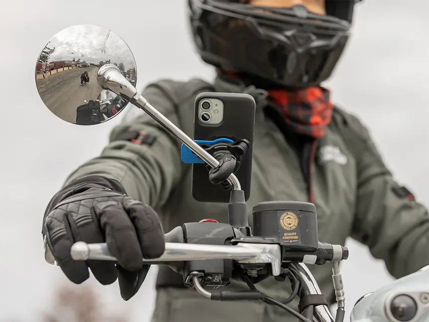 QUAD LOCK MOTORCYCLE MIRROR MOUNT Quad Lock