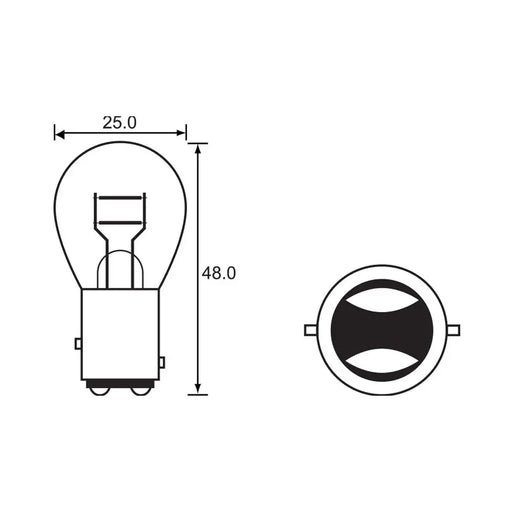 Stop Tail Bulb 6V 10/3W Link Products