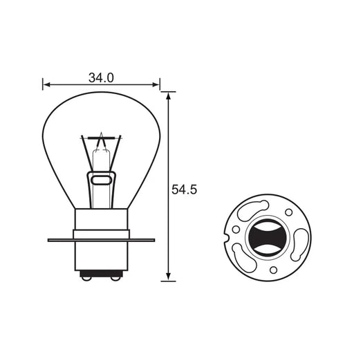 Headlight Bulb 6V 25/25W and 45/45W Link Products