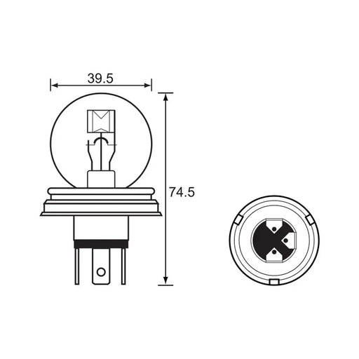 Headlight Bulb 6V 25/25W and 45/45W Link Products